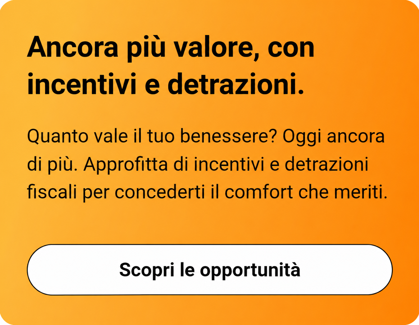 Incentivi e detrazioni Ferroli