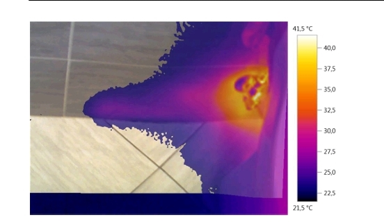 Termografia per ricerca perdita